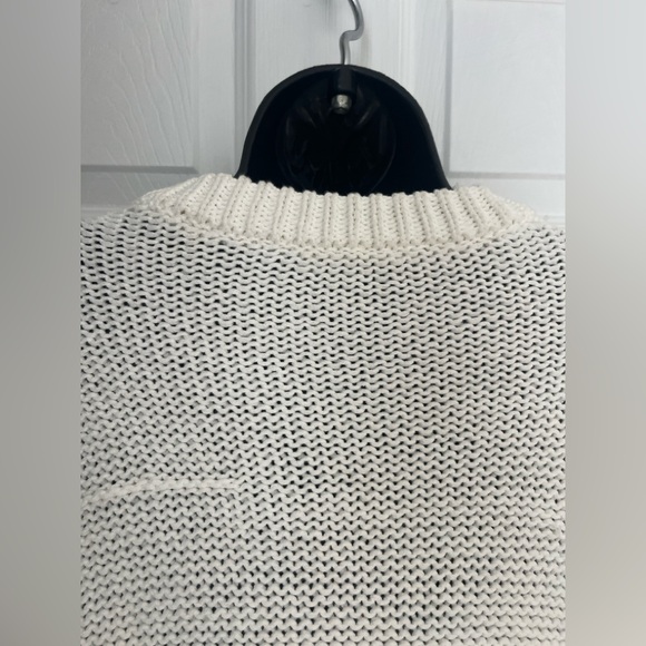 White + Warren Classic Cream white Crew Neck Sweater size Small - Picture 13 of 14